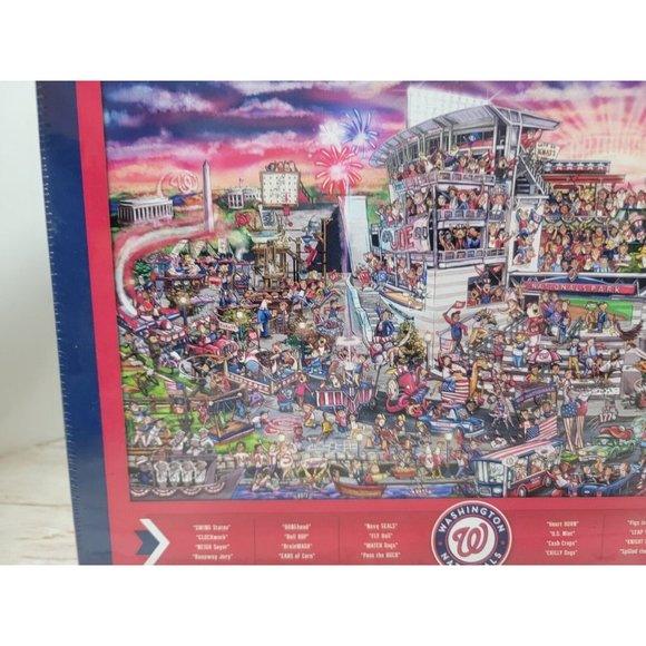 MLB Washington Nationals Can You Find Joe Puzzle Baseball 500‎ piece puzzle New - Picture 3 of 7